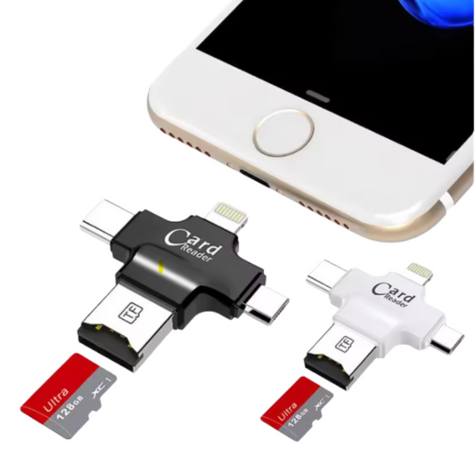 Lector Universal de Tarjetas MicroSD - multifunción 4 en 1